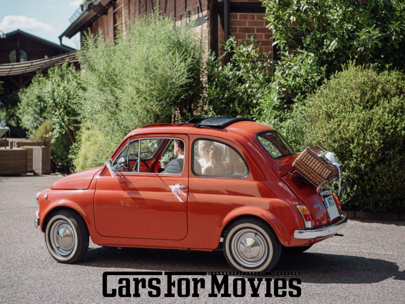 CarsForMovies | Fiat 500 R 1973 Italien Rot Schwarz Zivilfahrzeug Kleinwagen Baden-Württemberg 7603 Schiebedach Cinquecento